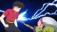 Cologne turning Ranma into a female (Image Source: MAPPA Studio)